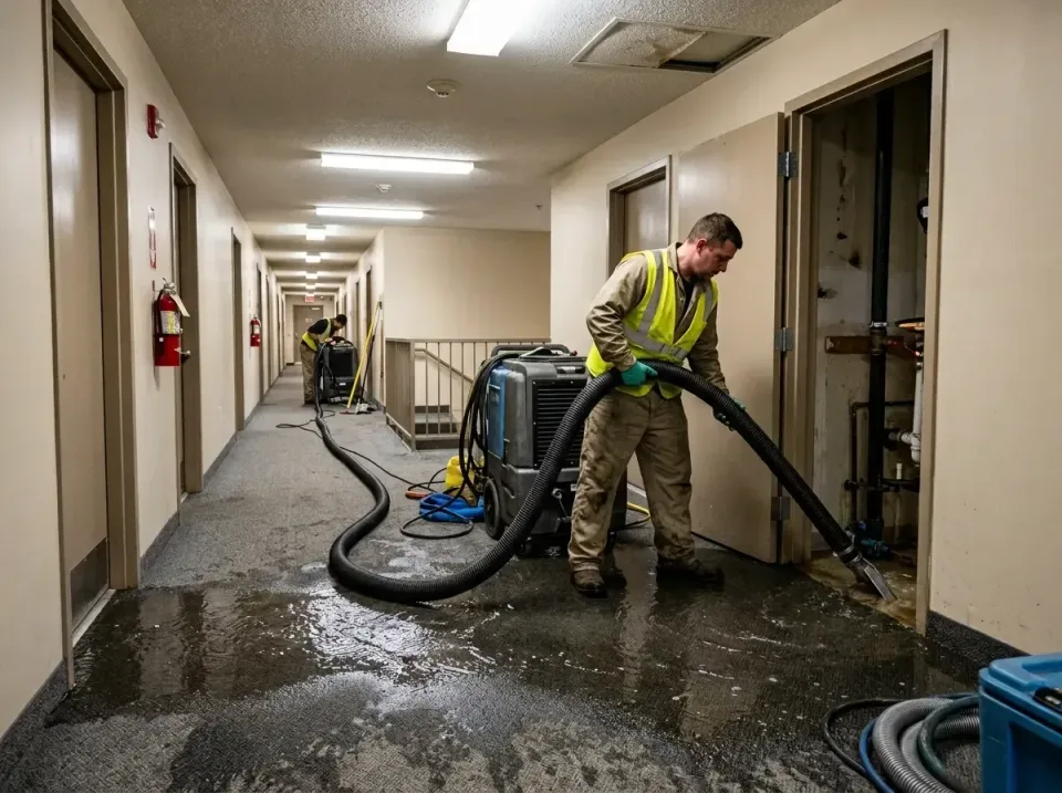 multi-unit-apartment-hallway-f-005 — frequently asked questions, Emergency Burst Pipe Water Extraction & Removal in Wheatlan…